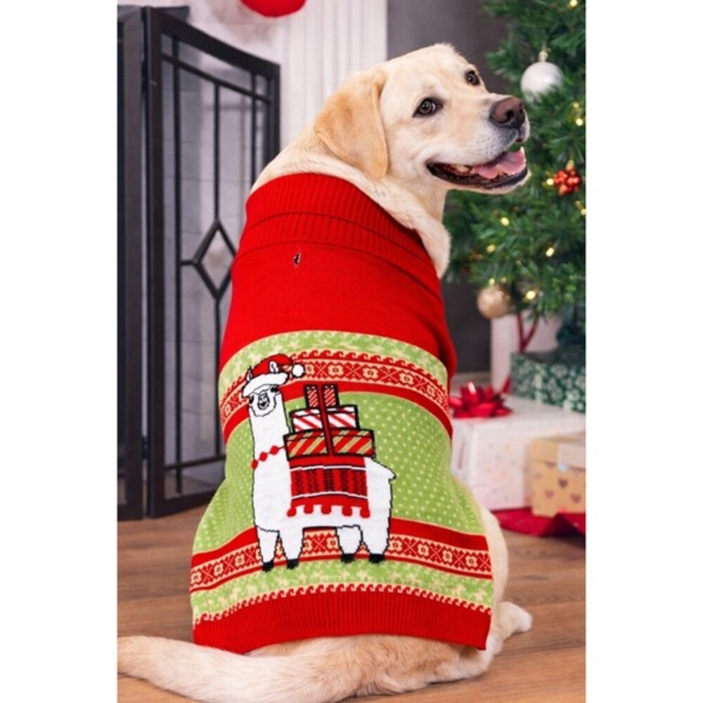 Llama‎ Dog Holiday Christmas Pet Ugly Sweater Small Xmas Noel Funny New NWT